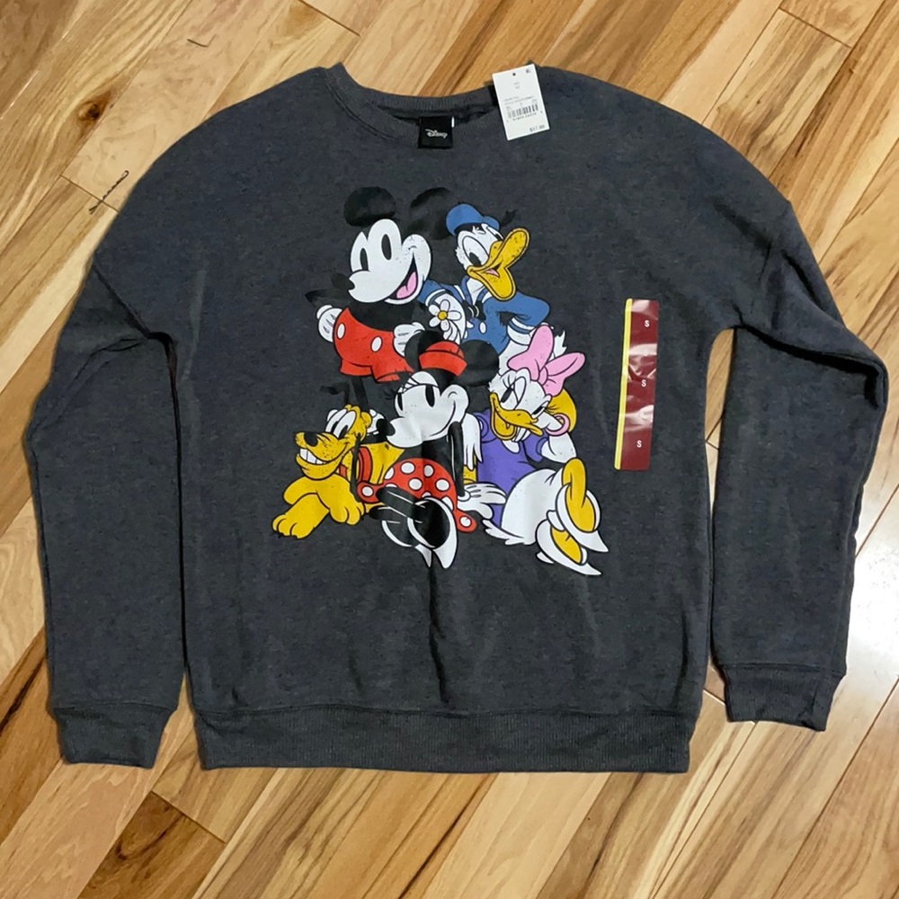 disney characters crew neck